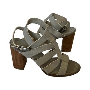 Urban Outfitters Blue Block Heel Sandals